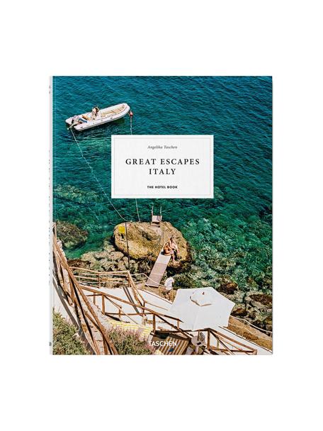 Ilustrovaná kniha Great Escapes Italy, Papier, tvrdá väzba, Modrá, viac farieb, Š 24 x D 31 cm