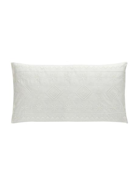 Funda de almohada bordada de algodón Elaine, 100% algodón

Densidad de hilo 140 TC, calidad estándar

El algodón da una sensación agradable y suave en la piel, absorbe bien la humedad y es adecuado para personas alérgicas, Blanco estampado, An 45 x L 85 cm