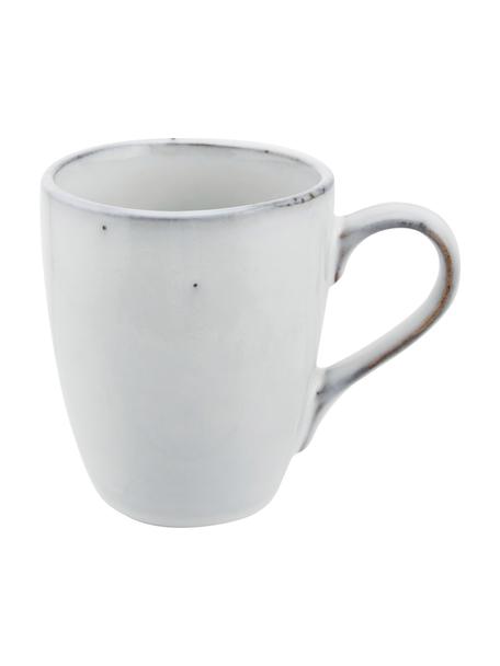 Tasses à thé rustiques de différentes tailles Nordic Sand, 6 pièces, Grès cérame, Gris/beige, Ø 8 x haut. 10 cm, 250 ml