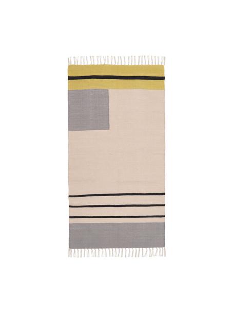 Ručne tkaný kelim koberec Indiana, 100 % organická bavlna, certifikát GOTS, Viac farieb, Š 80 x D 150 cm (veľkosť XS)