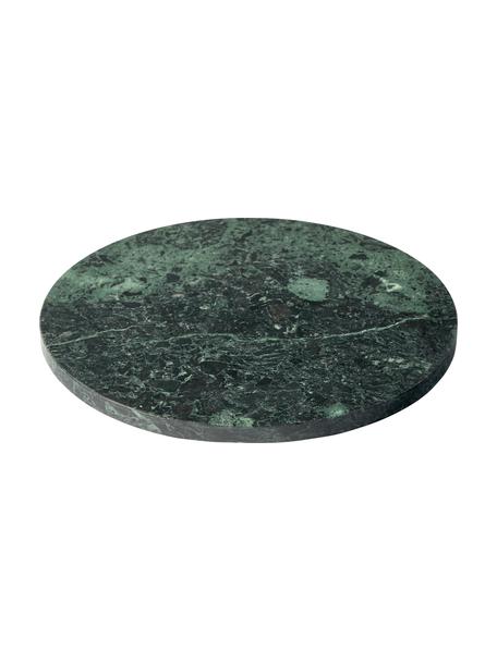 Mramorový servírovací talíř Aika, Ø 30 cm, Mramor, Zelená, mramorovaná, Ø 30 cm, V 2 cm