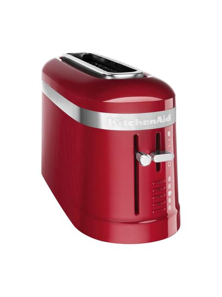 Toaster Design Collection in Rot, Gehäuse: Kunststoff, Rot, glänzend, B 14 x H 20 cm