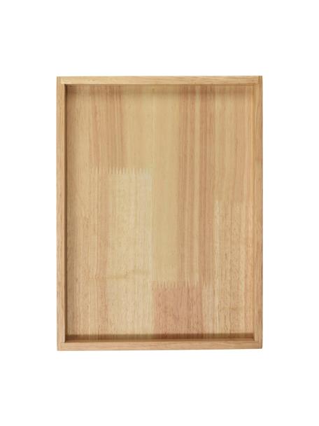 Dřevěný servírovací podnos Wood Light, Dřevo, Světlé dřevo, D 33 cm, Š 25 cm