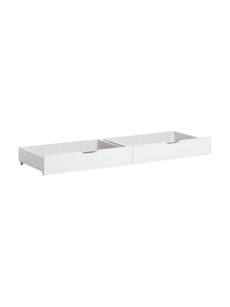 Schubladen Eco Comfort in Weiß, 2 Stück, Mitteldichte Holzfaserplatte (MDF), FSC-zertifiziert, Holz, weiß lackiert, B 76 x T 60 cm