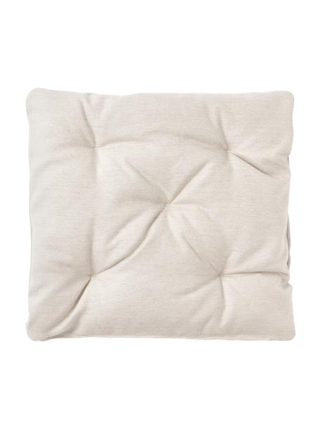 Exteriérový podsedák na židli Ortun, Světle béžová, Š 40 cm, D 40 cm