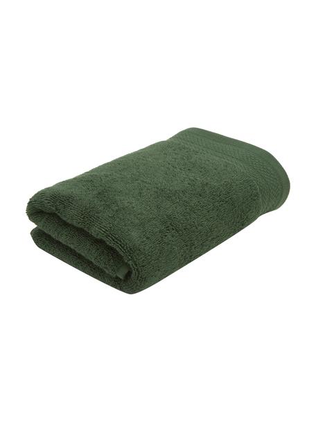 Handtuch Premium aus Bio-Baumwolle in verschiedenen Größen, 100% Bio-Baumwolle, GOTS-zertifiziert (von GCL International, GCL-300517)
Schwere Qualität, 600 g/m², Grün, Handtuch, B 50 x L 100 cm