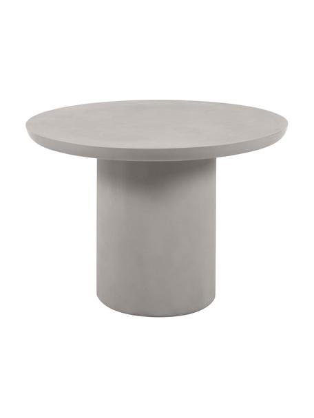 Table de jardin ronde Taimi, Fibre de ciment, en métal, Gris, Ø 110 x haut. 76 cm