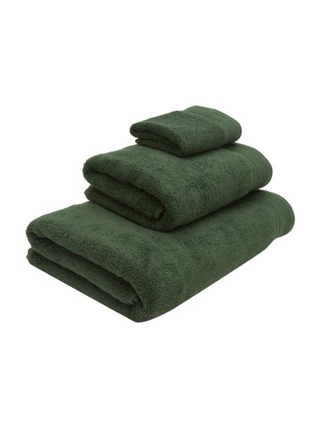 Handtuch-Set Premium aus Bio-Baumwolle, 3-tlg., 100% Bio-Baumwolle, GOTS-zertifiziert
Schwere Qualität, 600 g/m², Grün, Set mit verschiedenen Größen