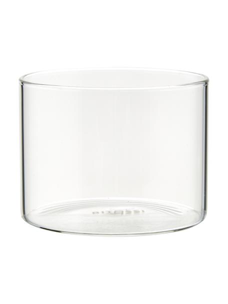 Wassergläser Boro aus Borosilikatglas, 6 Stück , Borosilikatglas, Transparent, Ø 8 x H 6 cm