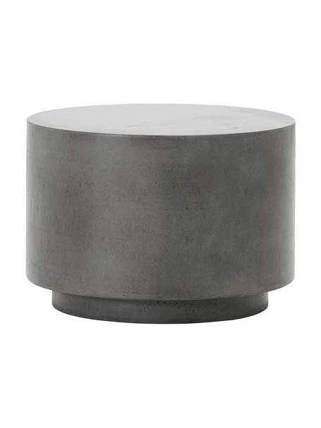 Ručne vyrobený okrúhly pomocný stolík Out, Betón, Sivá, Ø 50 x V 35 cm