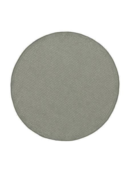 Runder In- & Outdoor-Teppich Toronto, 100% Polypropylen, Salbeigrün, Ø 200 cm (Größe L)