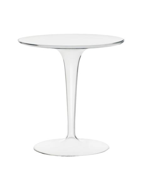 Kulatý odkládací stolek Tip Top, Akrylátové sklo, Transparentní, Ø 49 cm, V 50 cm