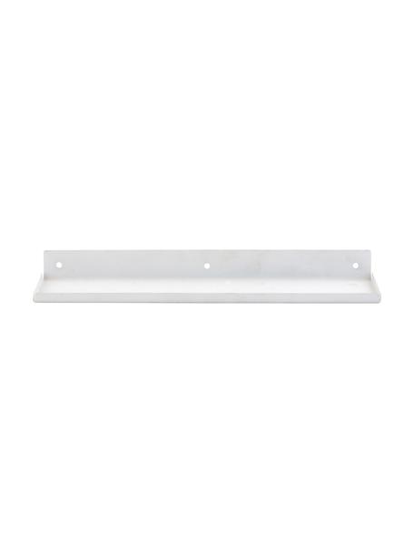 Półka ścienna z metalu Ledge, Metal powlekany, Biały, S 43 x W 4 cm