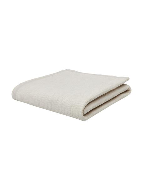 Tagesdecke Stripes aus Baumwolle, Bezug: 100% Baumwolle, Beige, B 180 x L 250 cm (für Betten bis 140 x 200 cm)