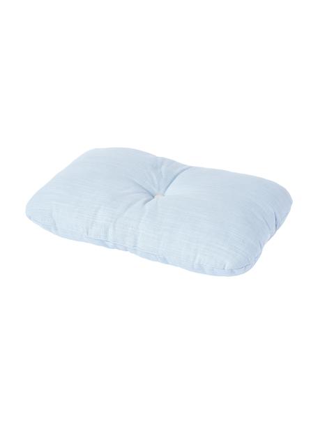 Cojín decorativo de algodón Devi, con relleno, Funda: 100% algodón, Azul brillante, An 30 x L 50 cm