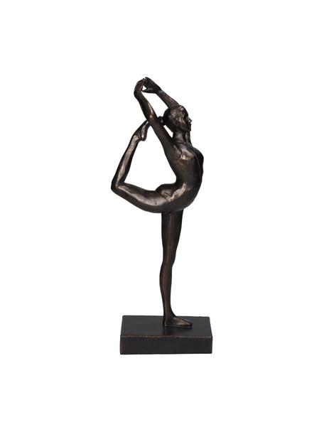 Oggetto decorativo Gym, Poliresina, Nero, Larg. 11 x Alt. 30 cm