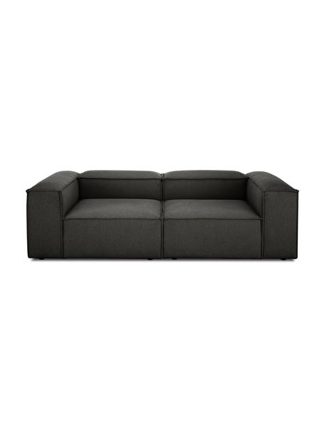 Modulares Sofa Lennon (3-Sitzer) in Anthrazit, Bezug: Polyester Der hochwertige, Gestell: Massives Kiefernholz, Spe, Webstoff Anthrazit, B 238 x T 119 cm