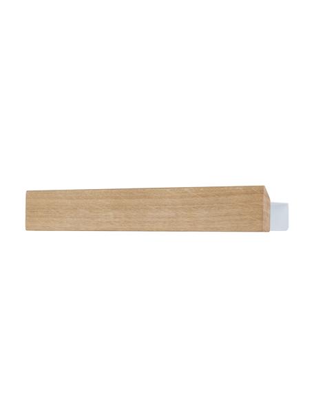 Barre magnétique Flex, Bois clair, blanc, larg. 40 x haut. 6 cm