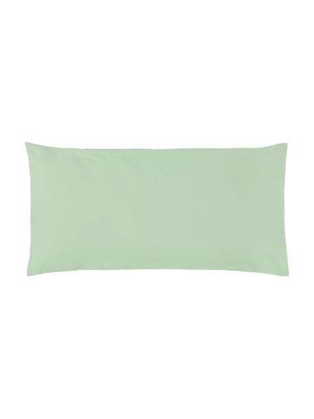 Poszewka na poduszkę z perkalu Elsie, 2 szt., Szałwiowy zielony, S 40 x D 80 cm