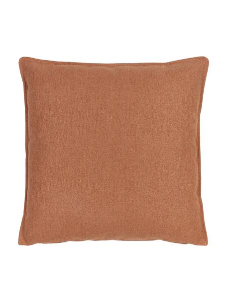 Sofa-Kissen Lennon, Bezug: 100% Polyester, Webstoff Nougat, B 60 x L 60 cm