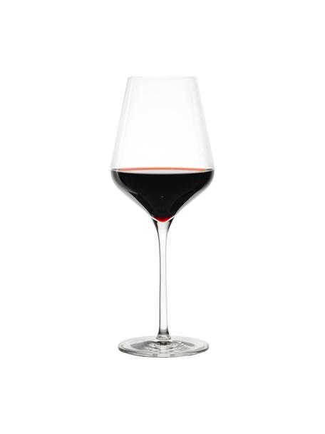 Krištáľové poháre na červené víno Quatrophil, 6 ks, Krištáľové sklo, Priehľadná, Ø 10 x V 25 cm, 570 ml