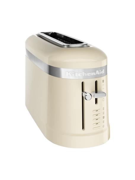 Toaster Design Collection in Cremeweiß für 2-Scheiben, Gehäuse: Kunststoff, Cremeweiß, glänzend, B 14 x H 20 cm