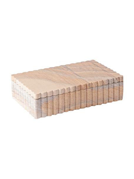 Caja Rita, Arenisca, Tonos beige con acabdo arena, An 20 x Al 5 cm