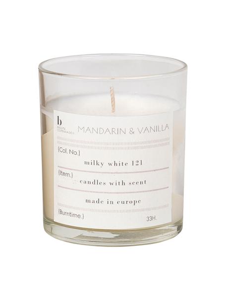 Duftkerze Mandarin (Mandarine & Vanille), Behälter: Glas, Mandarine & Vanille, Ø 8 x H 8 cm