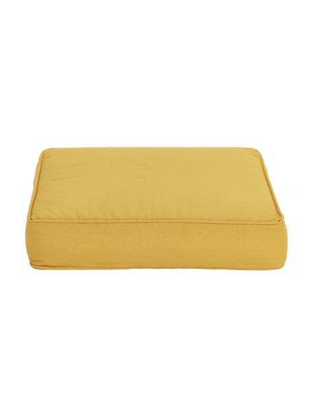 Cojines de asiento altos Zoey, 2 uds., Funda: 100% algodón, Amarillo, An 40 x L 40 cm