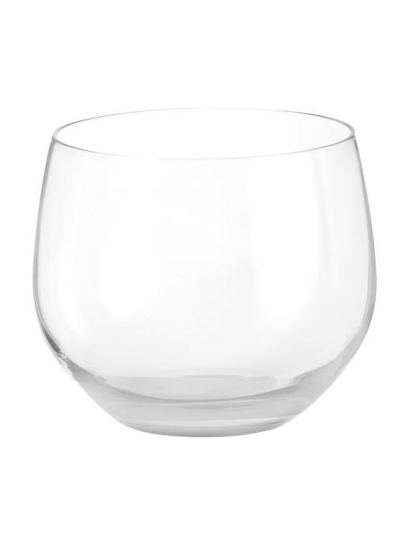 Vasos de vidrio soplado artesanalmente Spectra, 4 uds., Vidrio soplado, Transparente, Ø 9 x Al 8 