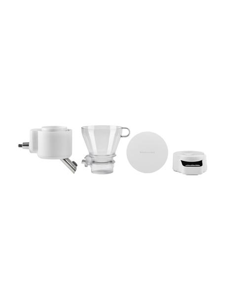 Sieb KitchenAid mit digitaler Waage, Edelstahl, Kunststoff, Weiß, Transparent, B 13 x H 28 cm