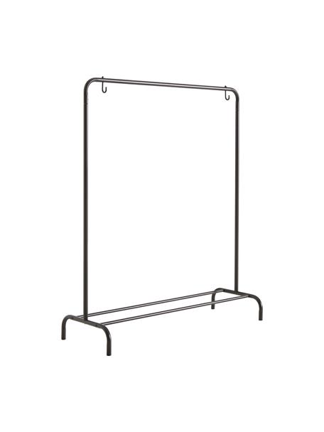 Stojan na oblečenie z kovu Industri, Lakovaný kov, Čierna, Š 110 x V 131 cm