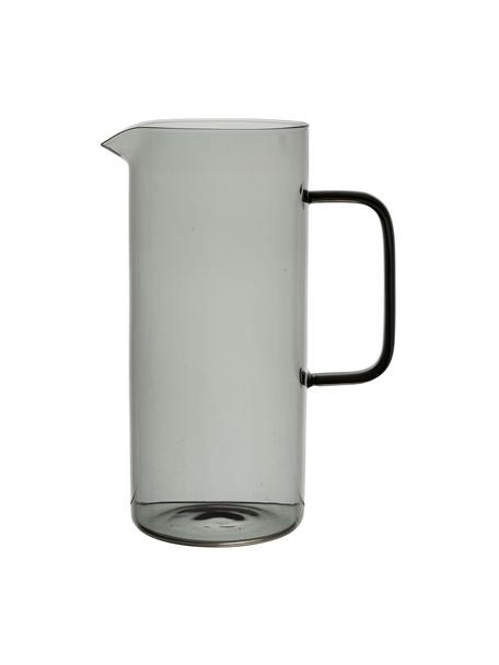 Karaf Dilacia in grijs van glas, Borosilicaatglas, Grijs, transparant, 1 L