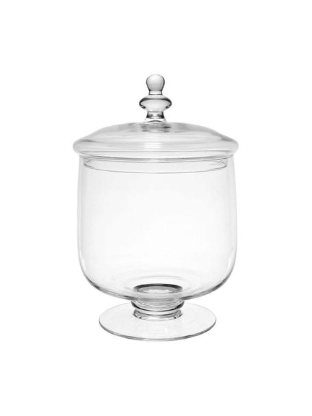 Glazen bewaarpot Guimauve, Glas, Transparant, Ø 20 x H 35 cm