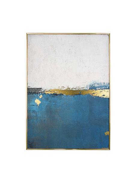 Cuadro sobre lienzo Bold, Parte trasera: madera de pino, Multicolor, An 67 x Al 95 cm