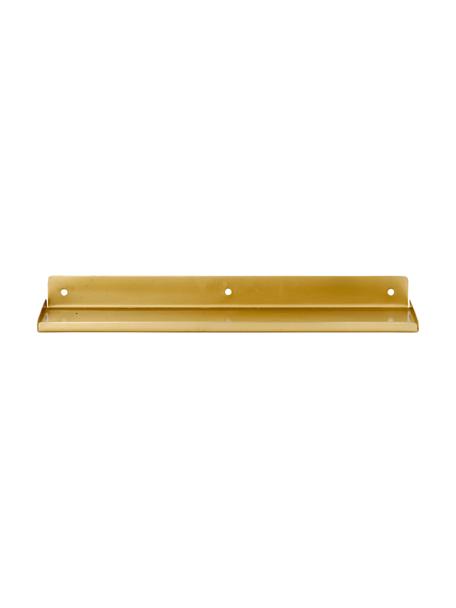 Metalen wandplank Ledge in goudkleur, Gecoat metaal, Goudkleurig, B 43 x H 4 cm