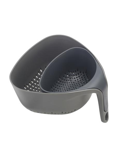 Set de coladores Nest, 2 uds., Polipropileno (PP), Gris, An 22 x Al 13 cm
