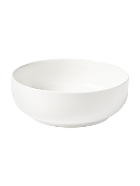 Saladier en porcelaine Nessa, Porcelaine, Blanc, haute brillance, Ø 25 cm
