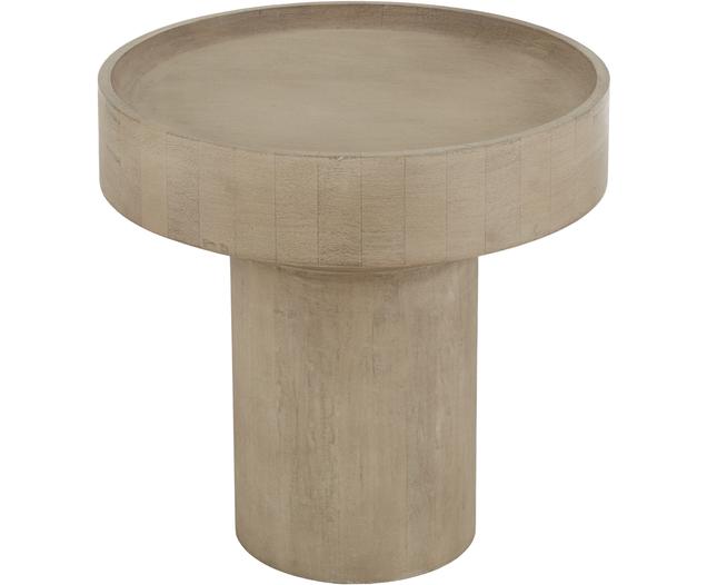 Table d'appoint ronde bois de manguier Benno