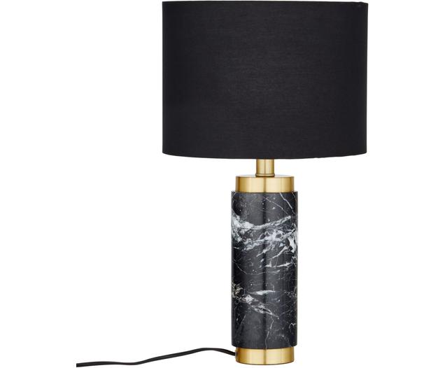Glam-Tischlampe Miranda mit Marmorfuß