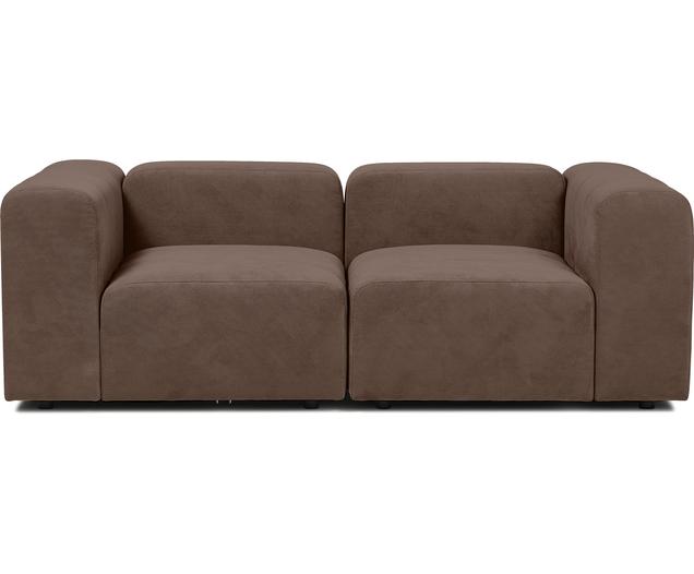 Modulares Sofa Lena (3-Sitzer) in Dunkelbraun