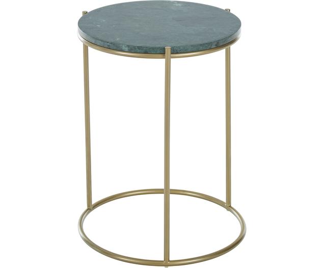 Runder Marmor-Beistelltisch Ella