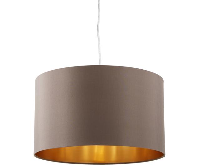 Pendelleuchte Jamie mit Gold-Dekor