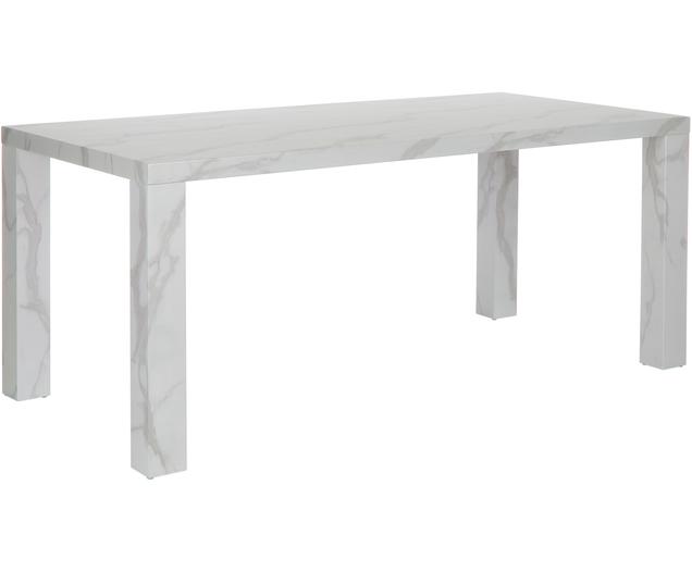 Esstisch Carl in Marmoroptik, 180 x 90 cm
