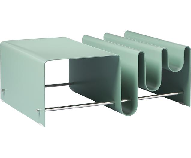 Table basse en métal moderne équipée de porterevues Julia Westwing