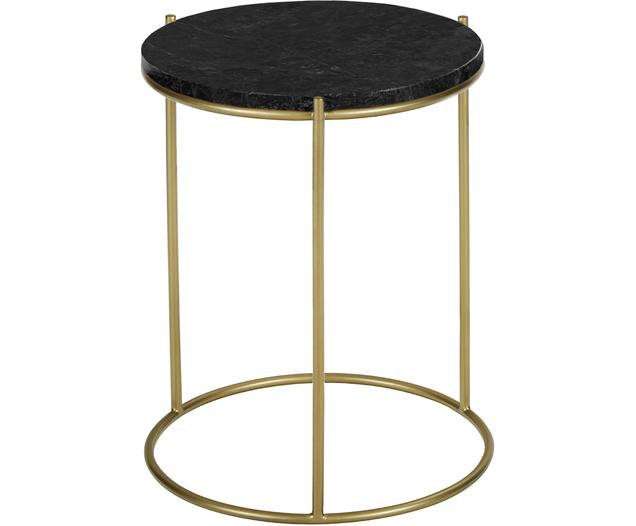 Runder Marmor-Beistelltisch Ella