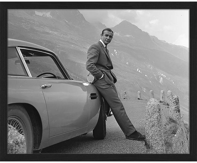 Impression numérique encadrée Sean Connery (James Bond) Westwing