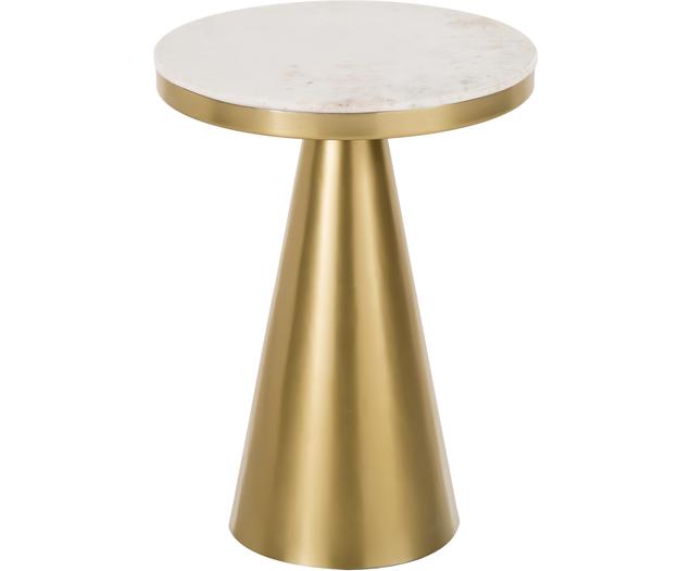 Runder Marmor-Beistelltisch Zelda