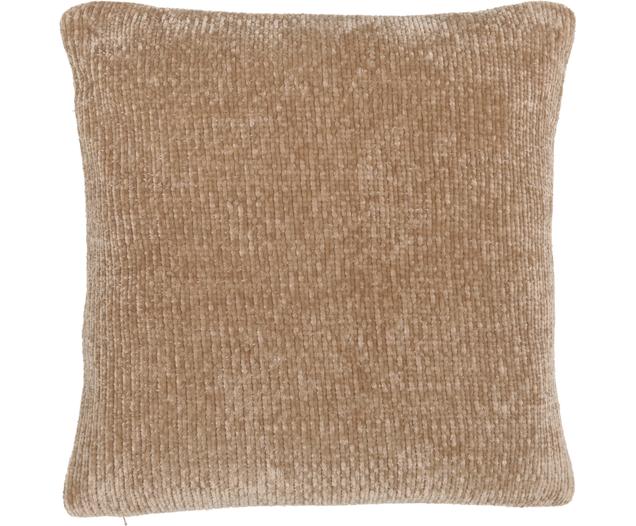Weiche Chenille-Kissenhülle Beckett in Beige