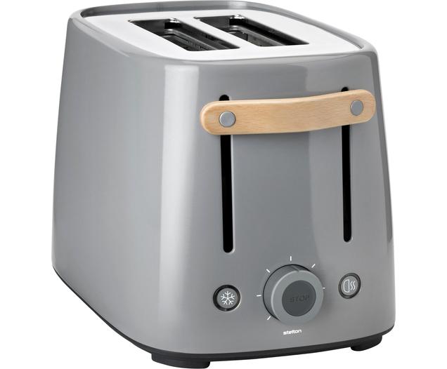 Toaster Emma in Grau glänzend